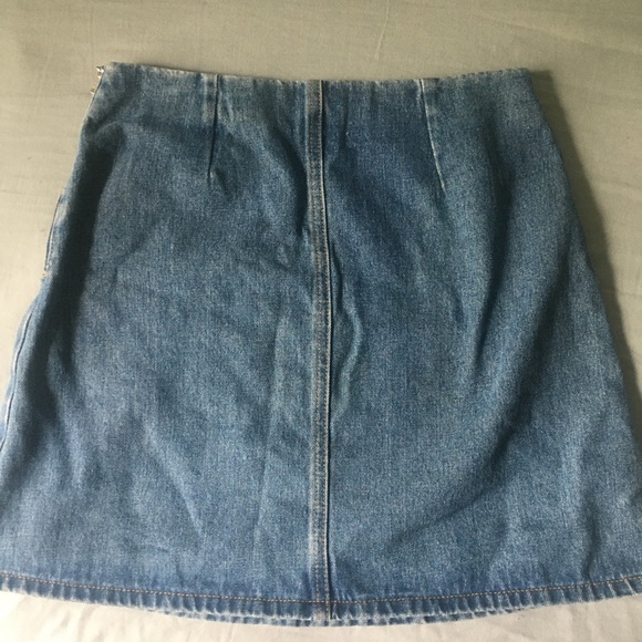 Embroidered Denim Skirt - Picture 3 of 3